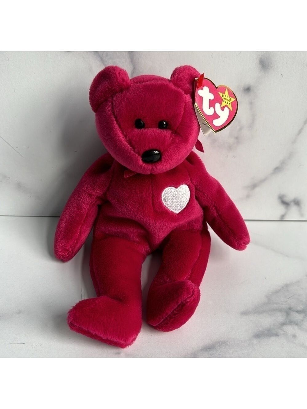 TY Beanie Babies Valentina The Bear 1998 Retired Rare Vintage